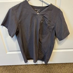 Mims gray scrub set size small bottoms and medium top